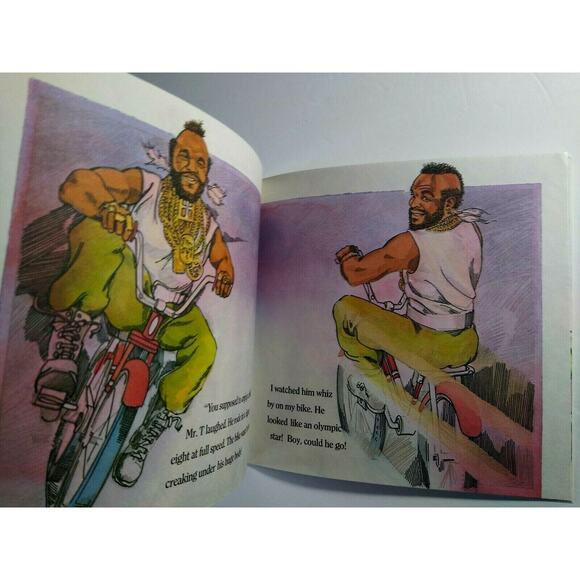 Mr T And Me The Best Bike Ever Original 1985 Story Photo Book TV Bicycle Kids - Picture 7 of 10